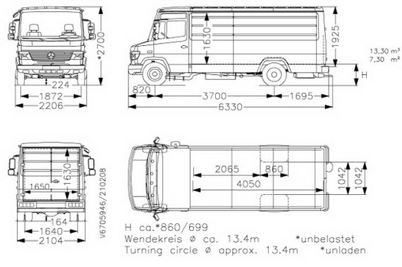 Mercedes Vario: 10 фото